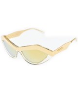 BOTTEGA VENETA（ボッテガヴェネタ）サングラス ゴールド サイズ:- レディース/2200681351134