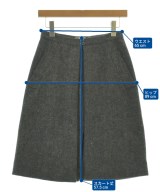 BOTTEGA VENETA（ボッテガヴェネタ）ひざ丈スカート グレー サイズ:40(M位) レディース/2200687005222