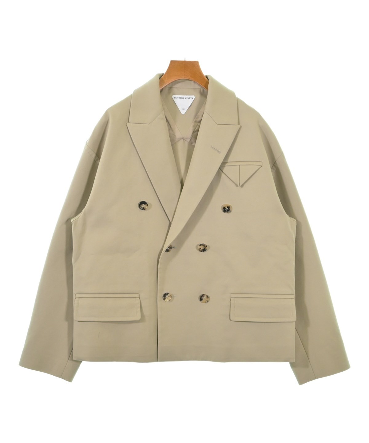 Bottega Veneta カバーオール ベージュ　アウター　新品　ボッテガ BOTTEGA VENETA（ボッテガヴェネタ）カジュアルジャケット ベージュ