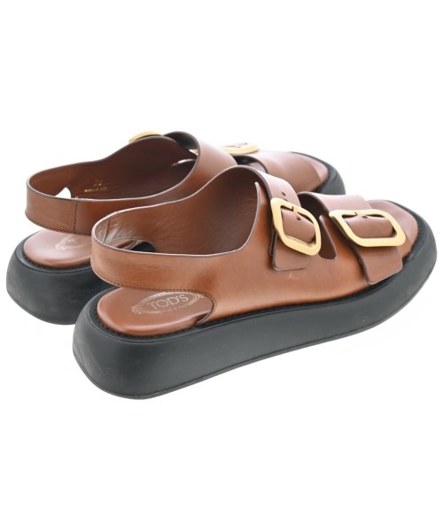 TOD'S（トッズ）サンダル 茶 サイズ:EU38(24.5cm位) レディース/2200635418173
