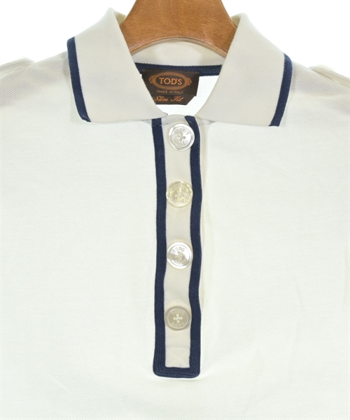 TOD'S（トッズ）ポロシャツ 白 サイズ:L レディース/2200636813014
