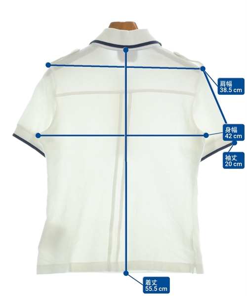 TOD'S（トッズ）ポロシャツ 白 サイズ:L レディース/2200636813014