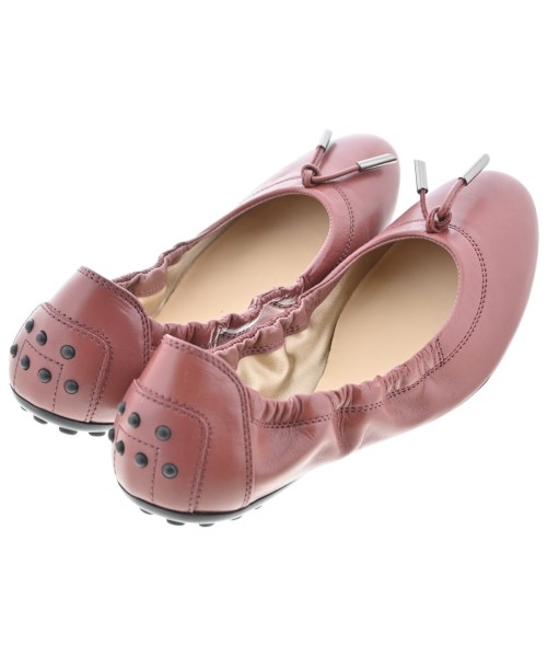 TOD'S（トッズ）バレエシューズ/オペラシューズ 赤 サイズ:EU37 1/2(24cm位) レディース/2200623678039