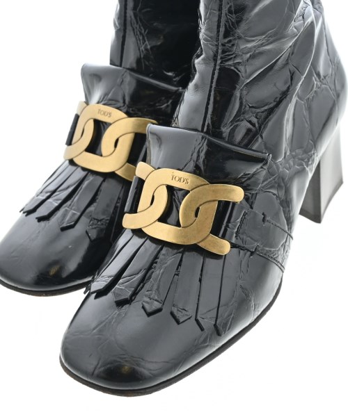 TOD'S（トッズ）ブーツ 黒 サイズ:EU37(23.5cm位) レディース/2200631791065