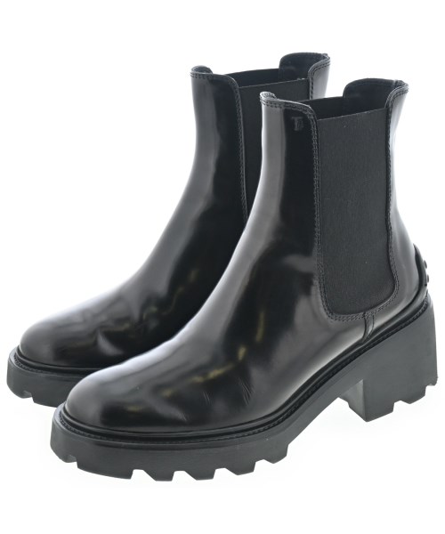 TOD'S(トッズ)ブーツ 黒 サイズ:EU37 1/2(24cm位)/2200635368638