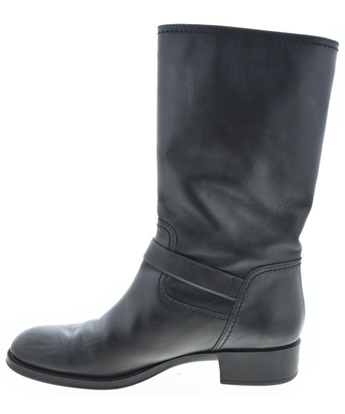 TOD'S（トッズ）ブーツ 黒 サイズ:EU37 1/2(24cm位) レディース/2200626275044