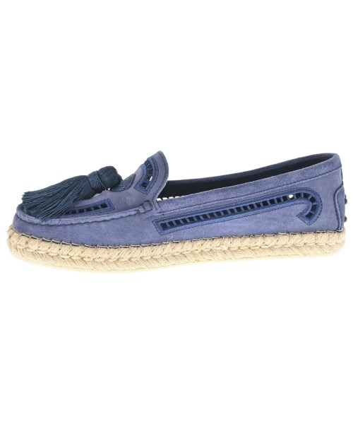 TOD'S（トッズ）エスパドリーユ 青 サイズ:EU38 1/2(25cm位) レディース/2200606709187