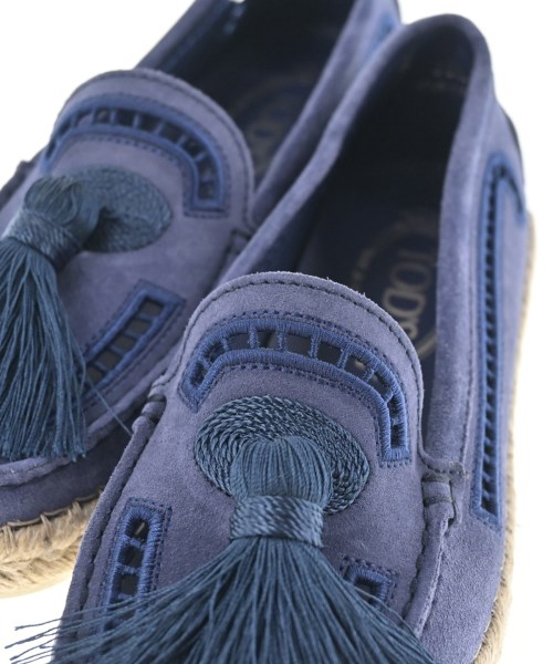 TOD'S（トッズ）エスパドリーユ 青 サイズ:EU38 1/2(25cm位) レディース/2200606709187