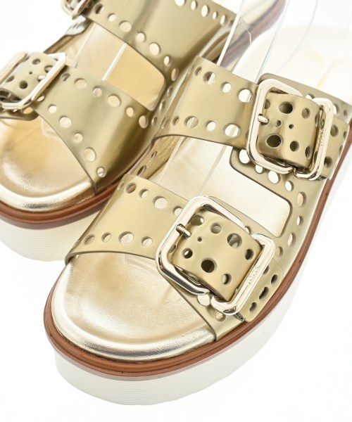 TOD'S（トッズ）サンダル ゴールド サイズ:EU37(23.5cm位) レディース/2200610450204