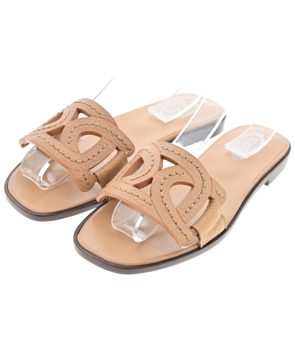 TOD'S（トッズ）サンダル ベージュ サイズ:EU35(21.5cm位