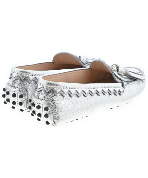 TOD'S（トッズ）ドレスシューズ/ローファー シルバー サイズ:EU35 1/2(22cm位) レディース/2200675191029