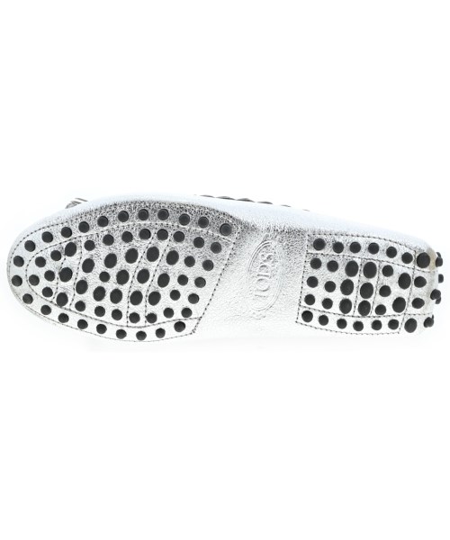TOD'S（トッズ）ドレスシューズ/ローファー シルバー サイズ:EU35 1/2(22cm位) レディース/2200675191029
