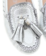 TOD'S（トッズ）ドレスシューズ/ローファー シルバー サイズ:EU35 1/2(22cm位) レディース/2200675191029