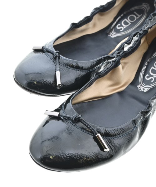 TOD'S（トッズ）バレエシューズ/オペラシューズ 黒 サイズ:EU37 1/2(24cm位) レディース/2200678060018