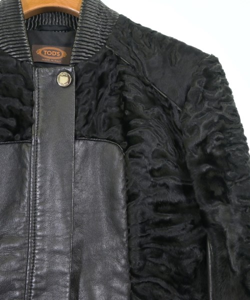 TOD'S（トッズ）ライダース 黒 サイズ:38(S位) レディース/2200696138065