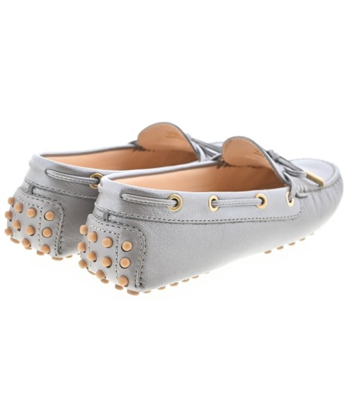 TOD'S（トッズ）モカシン/デッキシューズ グレー サイズ:EU35 1/2(22cm位) レディース/2200700038046