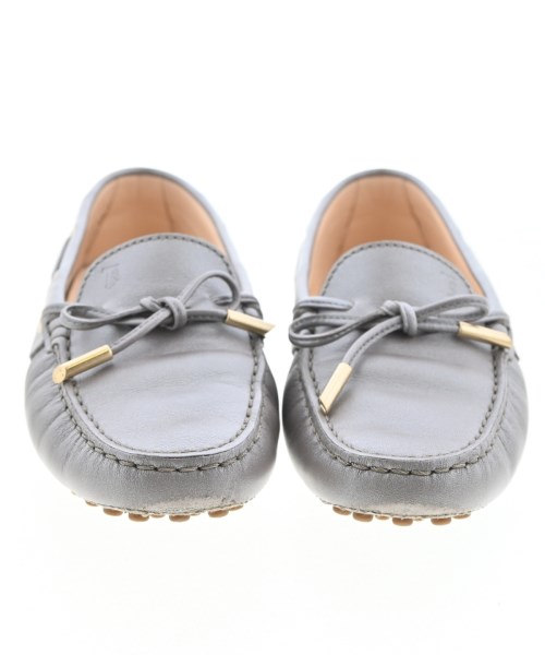 TOD'S（トッズ）モカシン/デッキシューズ グレー サイズ:EU35 1/2(22cm位) レディース/2200700038046