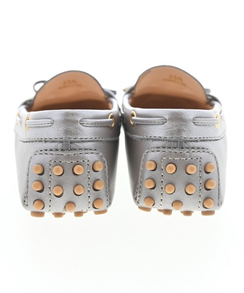 TOD'S（トッズ）モカシン/デッキシューズ グレー サイズ:EU35 1/2(22cm位) レディース/2200700038046