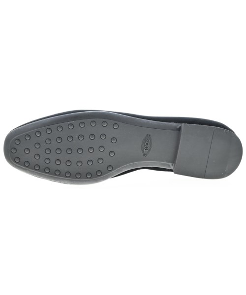 TOD'S（トッズ）モカシン/デッキシューズ 黒 サイズ:EU38(24.5cm位) レディース/2200698344099