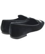 TOD'S（トッズ）モカシン/デッキシューズ 黒 サイズ:EU38(24.5cm位) レディース/2200698344099