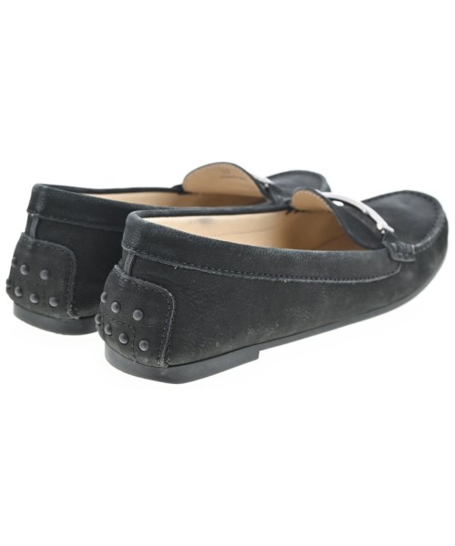 TOD'S（トッズ）モカシン/デッキシューズ 黒 サイズ:EU37(23.5cm位) レディース/2200655772194