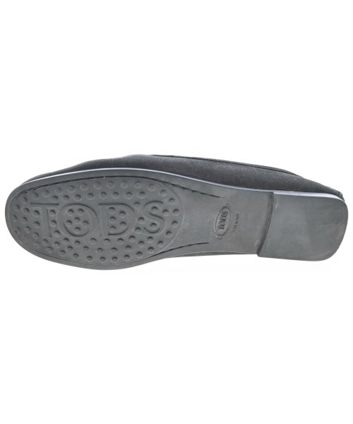 TOD'S（トッズ）モカシン/デッキシューズ 黒 サイズ:EU37(23.5cm位) レディース/2200655772194
