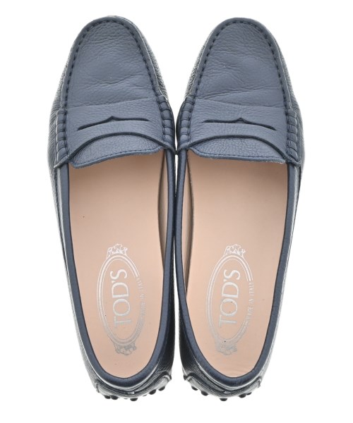 TOD'S（トッズ）モカシン/デッキシューズ 紺 サイズ:EU37(23.5cm位) レディース/2200655772200
