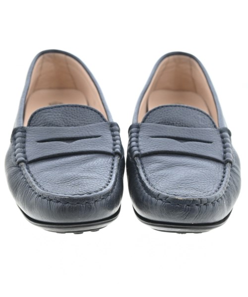 TOD'S（トッズ）モカシン/デッキシューズ 紺 サイズ:EU37(23.5cm位) レディース/2200655772200