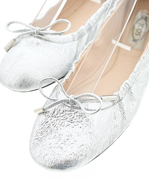TOD'S（トッズ）バレエシューズ/オペラシューズ シルバー サイズ:EU38 1/2(25cm位) レディース/2200654950173