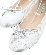 TOD'S（トッズ）バレエシューズ/オペラシューズ シルバー サイズ:EU38 1/2(25cm位) レディース/2200654950173