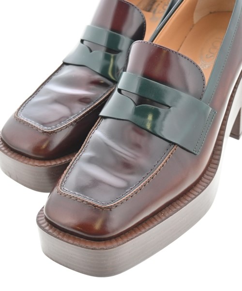 TOD'S（トッズ）ドレスシューズ/ローファー 茶 サイズ:37 1/2(24cm位) レディース/2200659218100