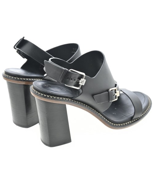 TOD'S（トッズ）サンダル 黒 サイズ:EU38 1/2(25cm位) レディース/2200661911051