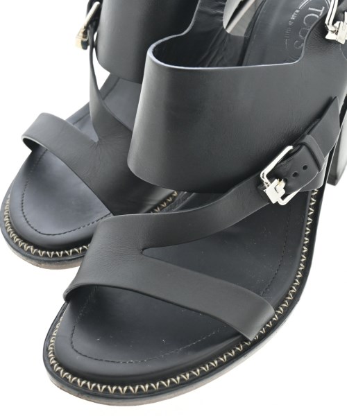 TOD'S（トッズ）サンダル 黒 サイズ:EU38 1/2(25cm位) レディース/2200661911051