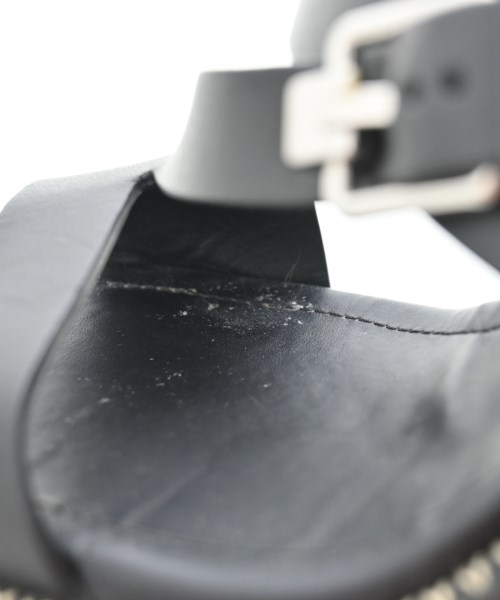 TOD'S（トッズ）サンダル 黒 サイズ:EU38 1/2(25cm位) レディース/2200661911051