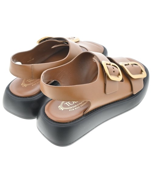 TOD'S（トッズ）サンダル 茶 サイズ:EU35(21.5cm位) レディース/2200662201021