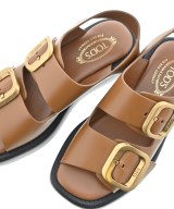 TOD'S（トッズ）サンダル 茶 サイズ:EU35(21.5cm位) レディース/2200662201021
