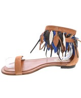 TOD'S（トッズ）サンダル 茶 サイズ:EU36 1/2(23cm位) レディース/2200711673076