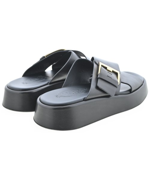 TOD'S（トッズ）サンダル 黒 サイズ:EU38(24.5cm位) レディース/2200711867482
