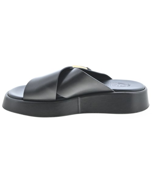 TOD'S（トッズ）サンダル 黒 サイズ:EU38(24.5cm位) レディース/2200711867482