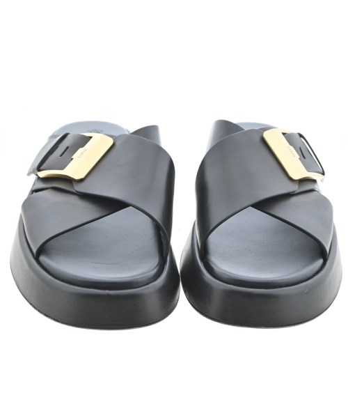TOD'S（トッズ）サンダル 黒 サイズ:EU38(24.5cm位) レディース/2200711867482