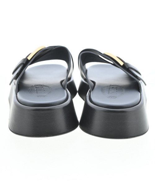 TOD'S（トッズ）サンダル 黒 サイズ:EU38(24.5cm位) レディース/2200711867482