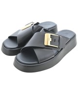 TOD'S（トッズ）サンダル 黒 サイズ:EU38(24.5cm位) レディース/2200711867482