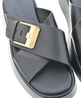 TOD'S（トッズ）サンダル 黒 サイズ:EU38(24.5cm位) レディース/2200711867482
