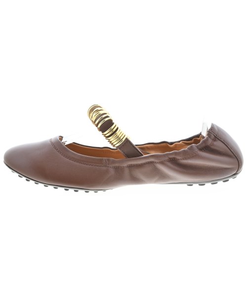 TOD'S（トッズ）バレエシューズ/オペラシューズ 茶 サイズ:EU38(24.5cm位) レディース/2200711867499