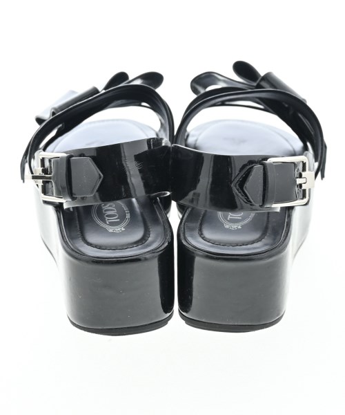 TOD'S（トッズ）サンダル 黒 サイズ:EU36(22.5cm位) レディース/2200650737020
