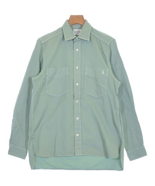 TOD'S(トッズ)カジュアルシャツ 緑 サイズ:38(S位)/2200651925365