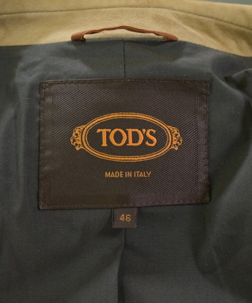 TOD'S（トッズ）カジュアルジャケット ベージュ サイズ:46(M位) メンズ/2200702705052