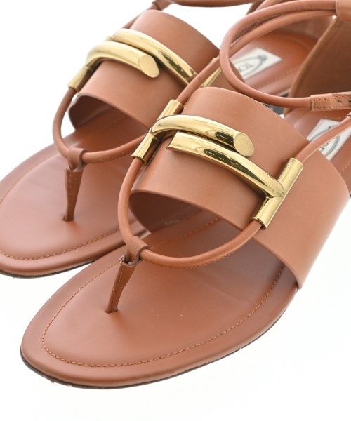 TOD'S（トッズ）サンダル 茶 サイズ:EU38 1/2(25cm位) レディース/2200705697385