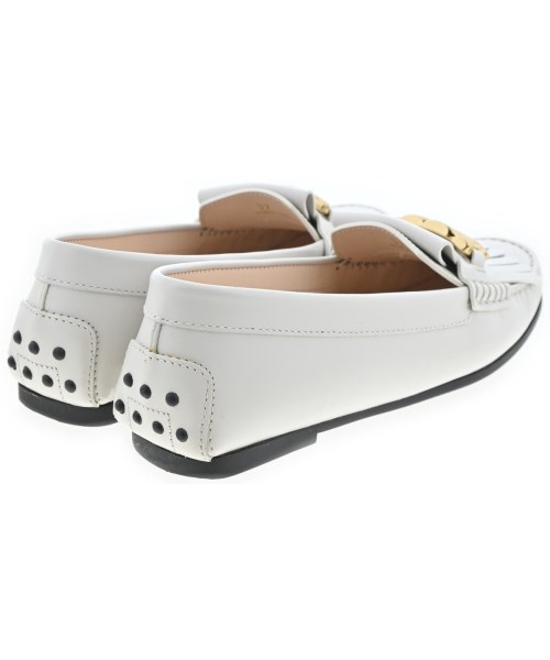 TOD'S（トッズ）ドレスシューズ/ローファー 白 サイズ:EU37(23.5cm位) レディース/2200707811017