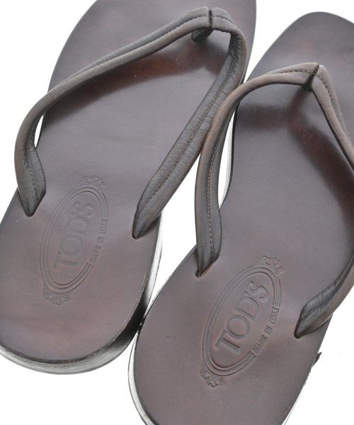 TOD'S（トッズ）サンダル 茶 サイズ:UK7(25.5cm位) メンズ/2200709811039
